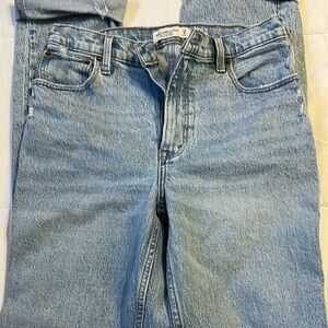 Abercrombie 90s straight ultra high rise jeans